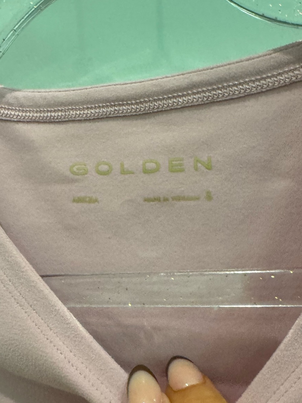 Aritzia Golden Butter Essential Muave Tshirt - Picture 4 of 4